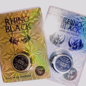 RHINO CREMA BLACK AND GOLD OR SILVER ( te llegara cualquier color)