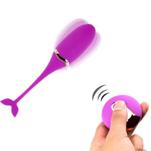 HUEVO VIBRADOR INHALAMBRICO RECARGABLE BALLENA