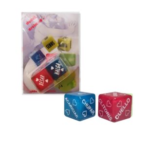 DADOS EROTICOS COLORES X2