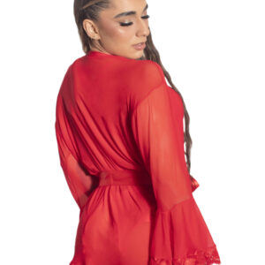 KIMONO MALLATEX ROJO ANETH