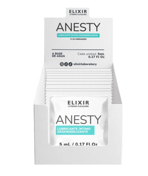 ANESTY LUBRICANTE ANAL ELIXIR CON SABOR SACHET