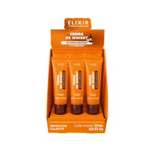 GEL INTIMO SABORIZADO CREMA WHISKY ELIXIR 15ML (CAJA X 6)