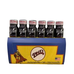 CAJA DE RUSH X18 SUPER RUSH BLACK LABEL 10ML